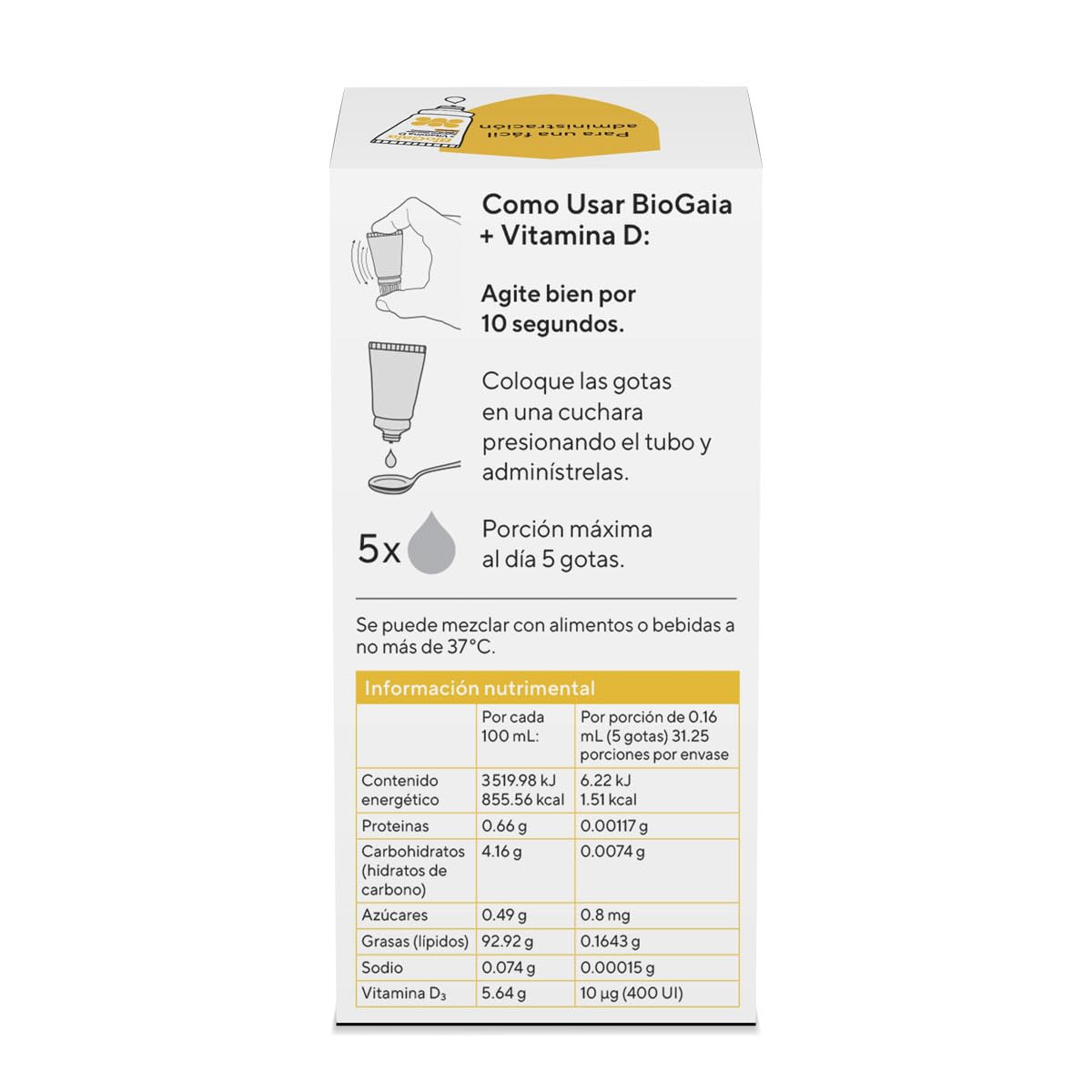 BioGaia Probióticos + Vitamina D Gotas 5 mL