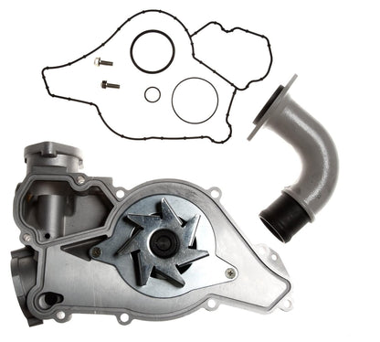 Gates 43546 Bomba de Agua de Motor Premium | Sustituye a PW 455 252-844 F81Z 8501 FA F81Z 8501 AARM 99170 DP976 1AMWP00086 20232 58540 58554 T5094 4-9128 41414141414 4 58