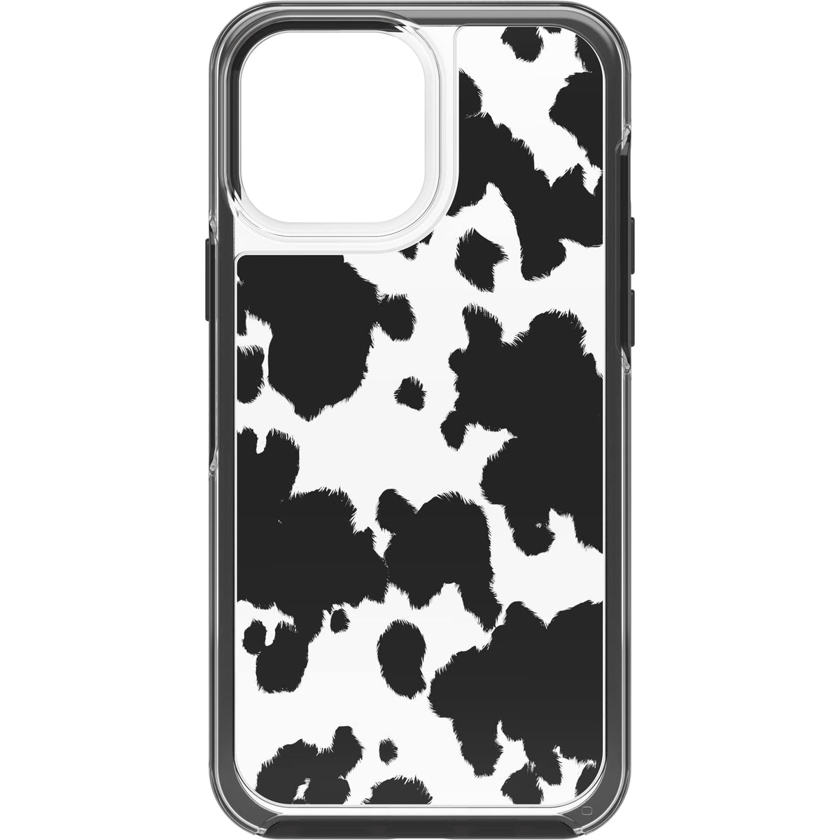 OtterBox Symmetry Clear Series Disney - Funda para iPhone 13 Pro MAX y iPhone 12 Pro MAX, Estampado de Vaca