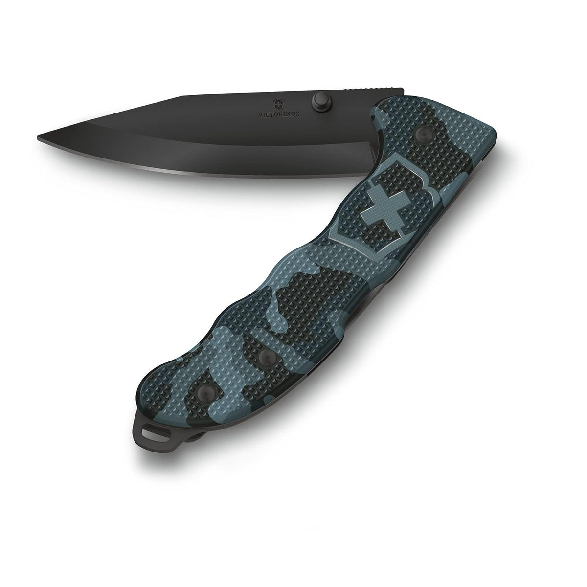 Victorinox Navaja Evoke Alox, 4 Usos, Azul Camuflaje