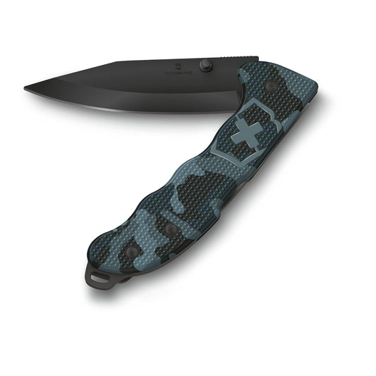 Victorinox Navaja Evoke Alox, 4 Usos, Azul Camuflaje