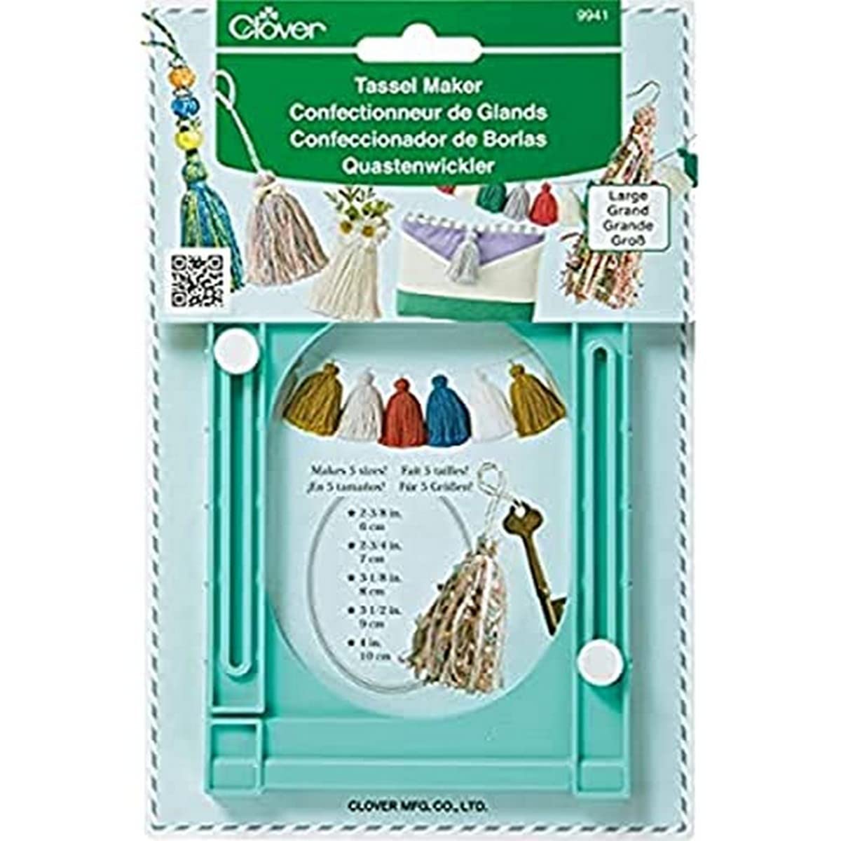 Clover 9941 - Herramienta para Hacer borlas (tamaño Grande)
