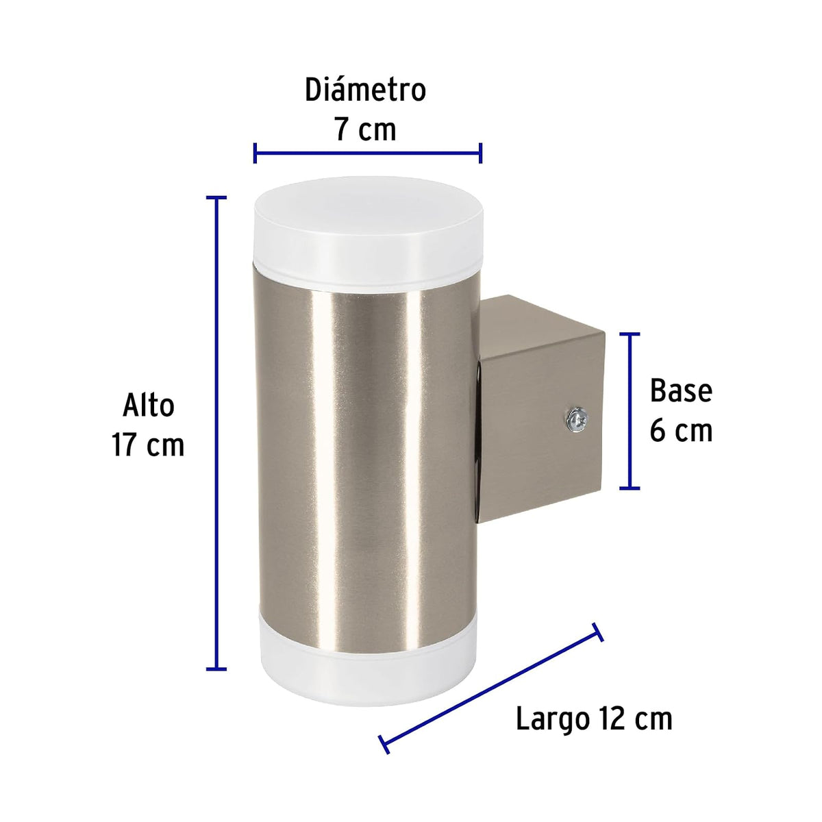 Volteck Lait ARB-211L, Arbotante decorativo de LED 10 W 2 spots luz cálida