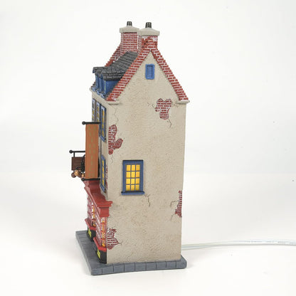 Department 56 Harry Potter Village Quality Quidditch Supplies Lit Building, 8.58 Pulgadas, Multicolor