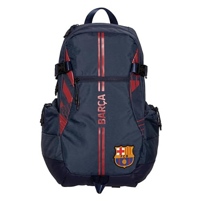 Ruz Mochila Deportiva | FC Barcelona | 100% Poliéster | Medidas 44 x 30 x 19 cm | Mochila Escolar Deportiva para niños con Compartimento Amplio, Bolsillos Laterales y Correas Acolchadas