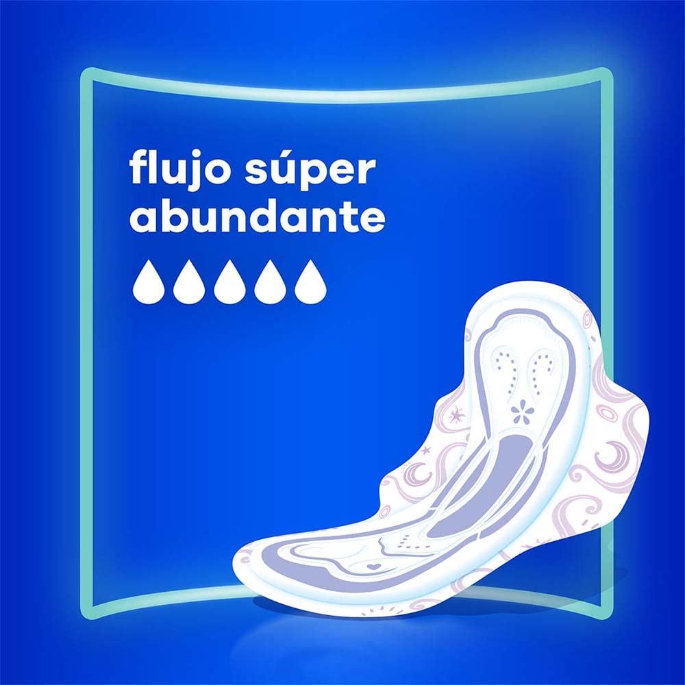 Always Toalla Femenina Suave Flujo Abundante 80 Unidades