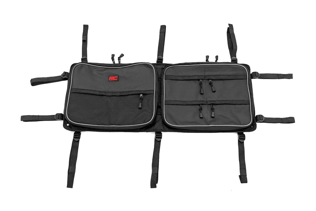 Rough Country - Bolsa de almacenamiento de techo para Polaris RZR & Can-Am Defender Max, nailon resistente al agua, bolsa de carga UTV
