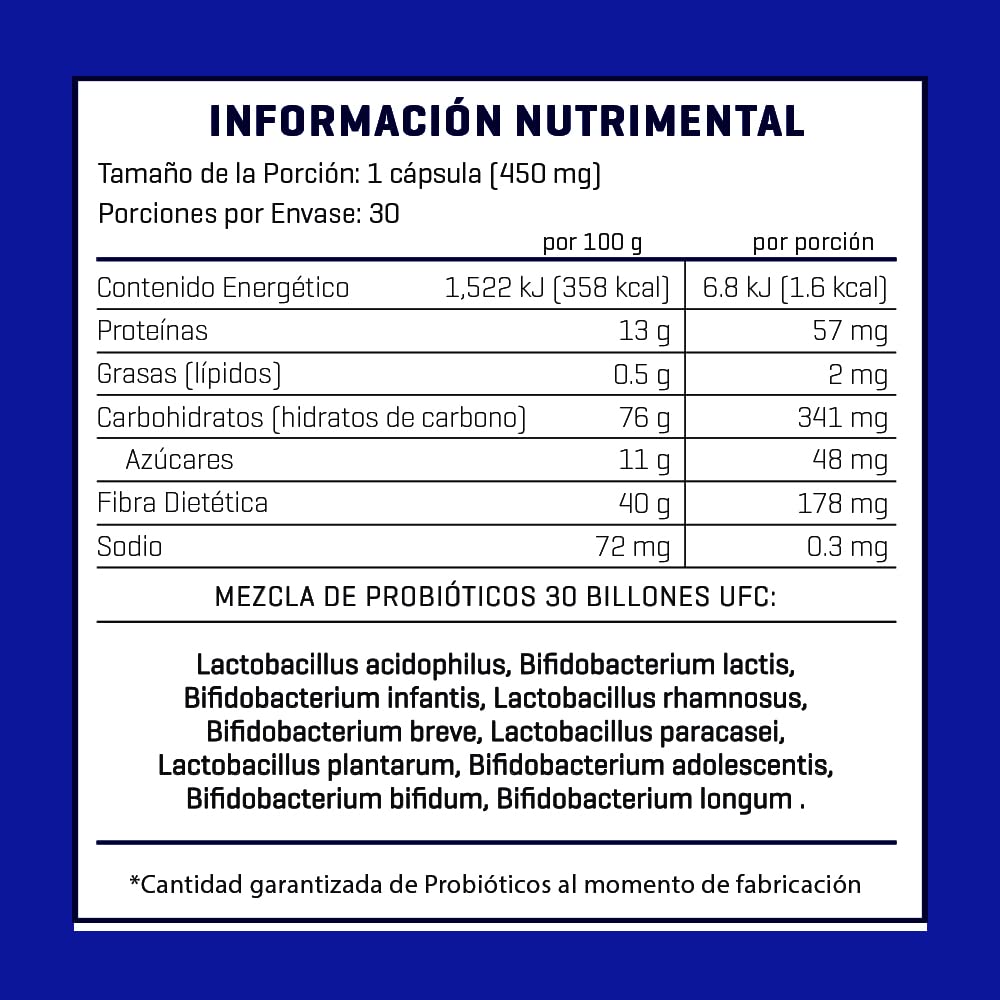PROBIOTIX | 30 Billones de Probióticos | 10 Cepas | 30 Cápsulas