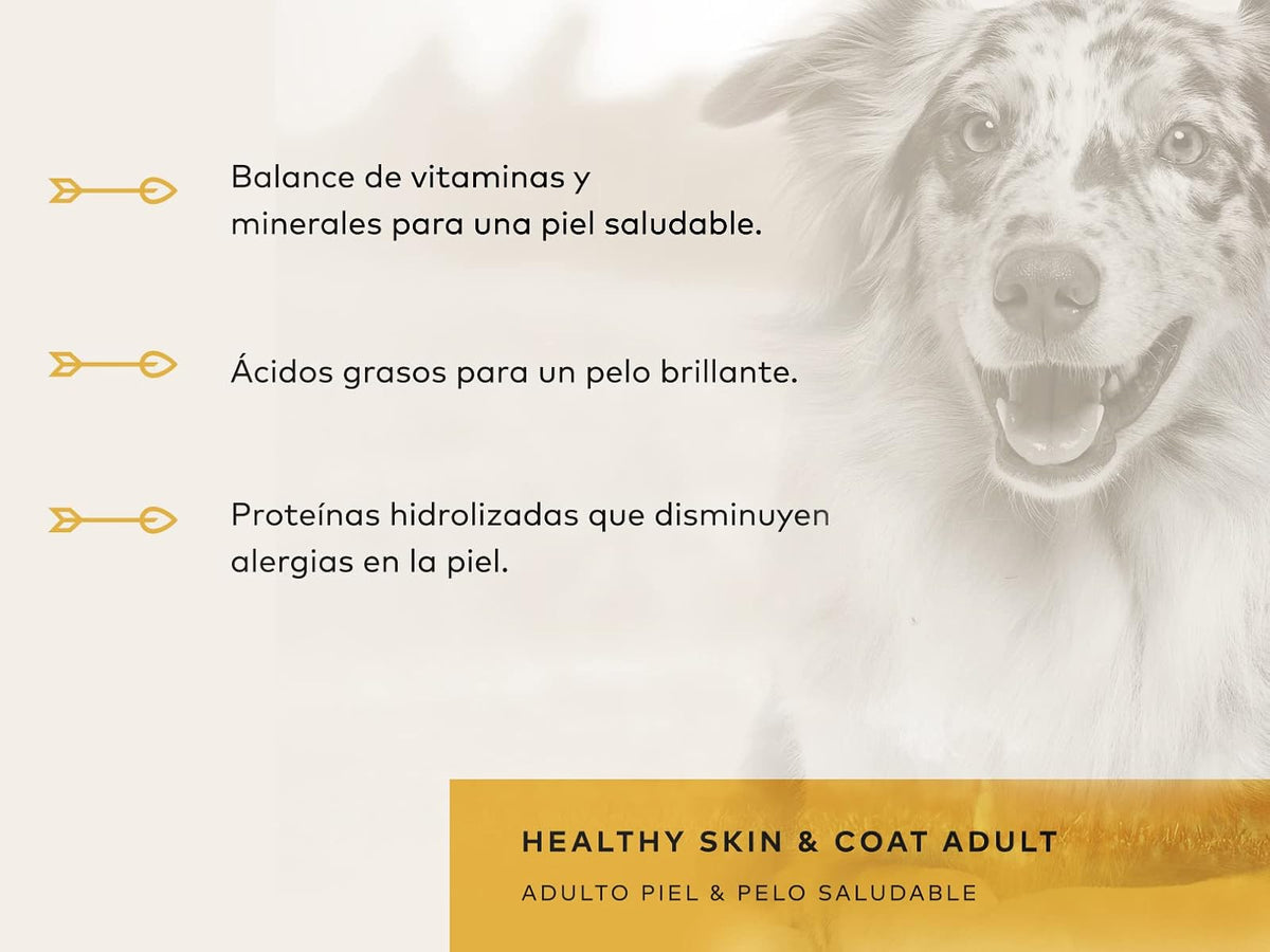 GrandPet Back to Nature, Croquetas para Perro Adulto de Todas Las Razas Piel y Pelo 2kg
