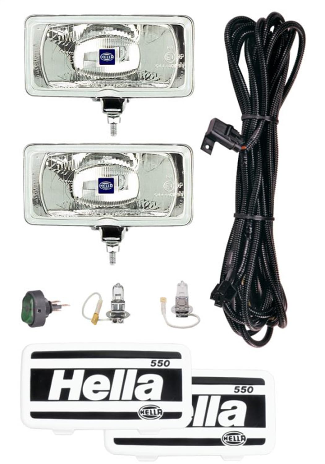 Hella 005700691 Kit de lámpara 550 DRV H3 12V ECE/SAE