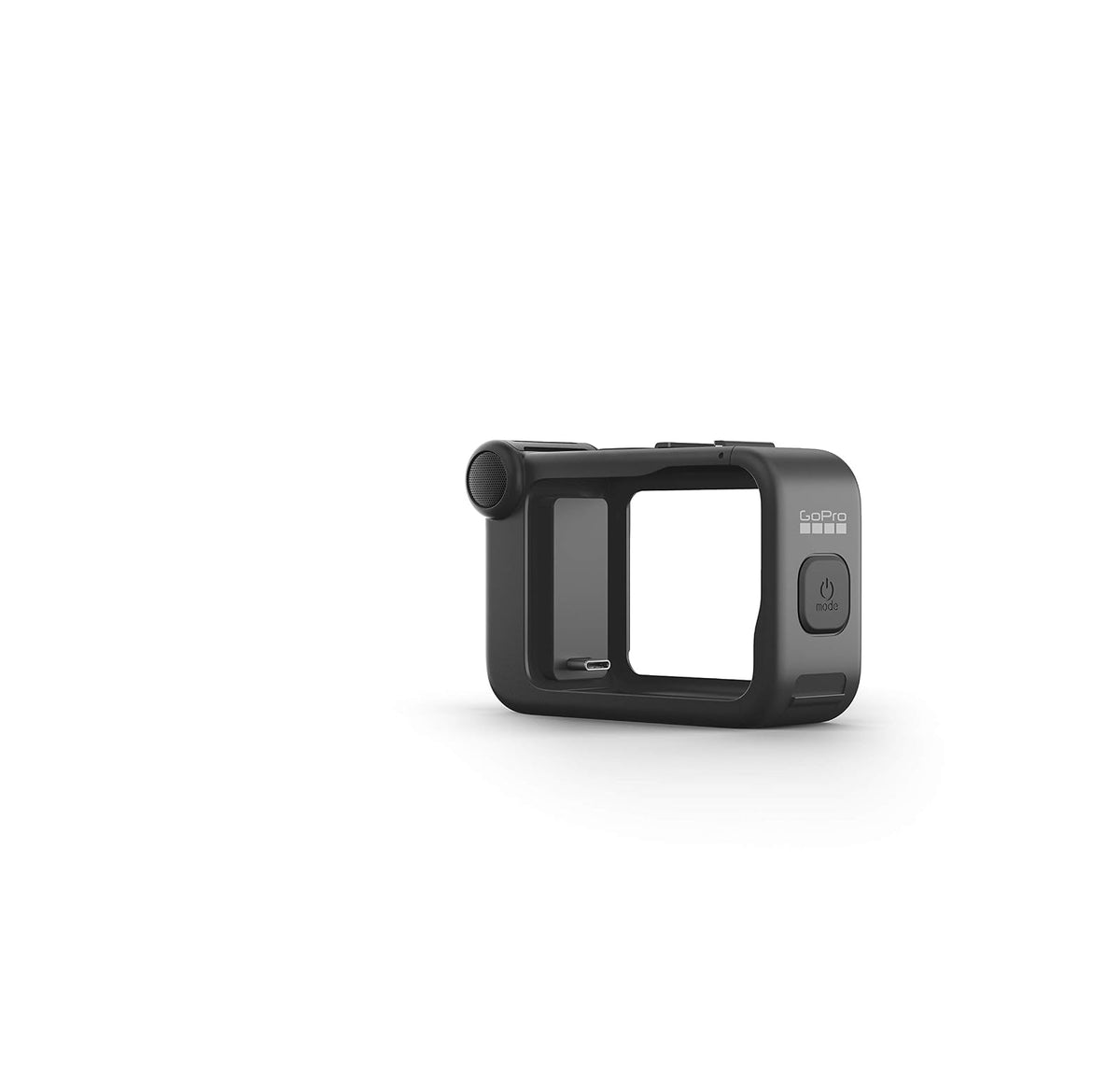 GoPro Media Mod (HERO13,HERO12, HERO11, HERO10 y HERO9) | Incluye parabrisas, hebilla de montaje vertical y tornillo de cabeza moleteada para grabación, audio y montaje