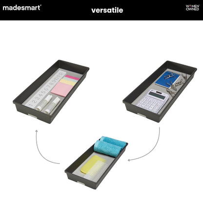 Madesmart Cubeta Clásico de 15.5 X 6.6 Pulgadas, Organizador de Almacenamiento Multiusos