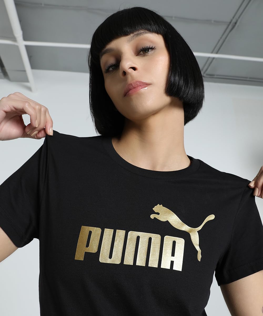 PUMA ESS Metallic No. 1 Logo tee TeesUnisex Adulto
