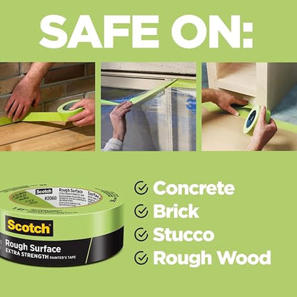 3M 2060 Scotch - Cinta de carrocero para superficies difíciles de pegar, 1.88 Inch x 60 Yards, Verde