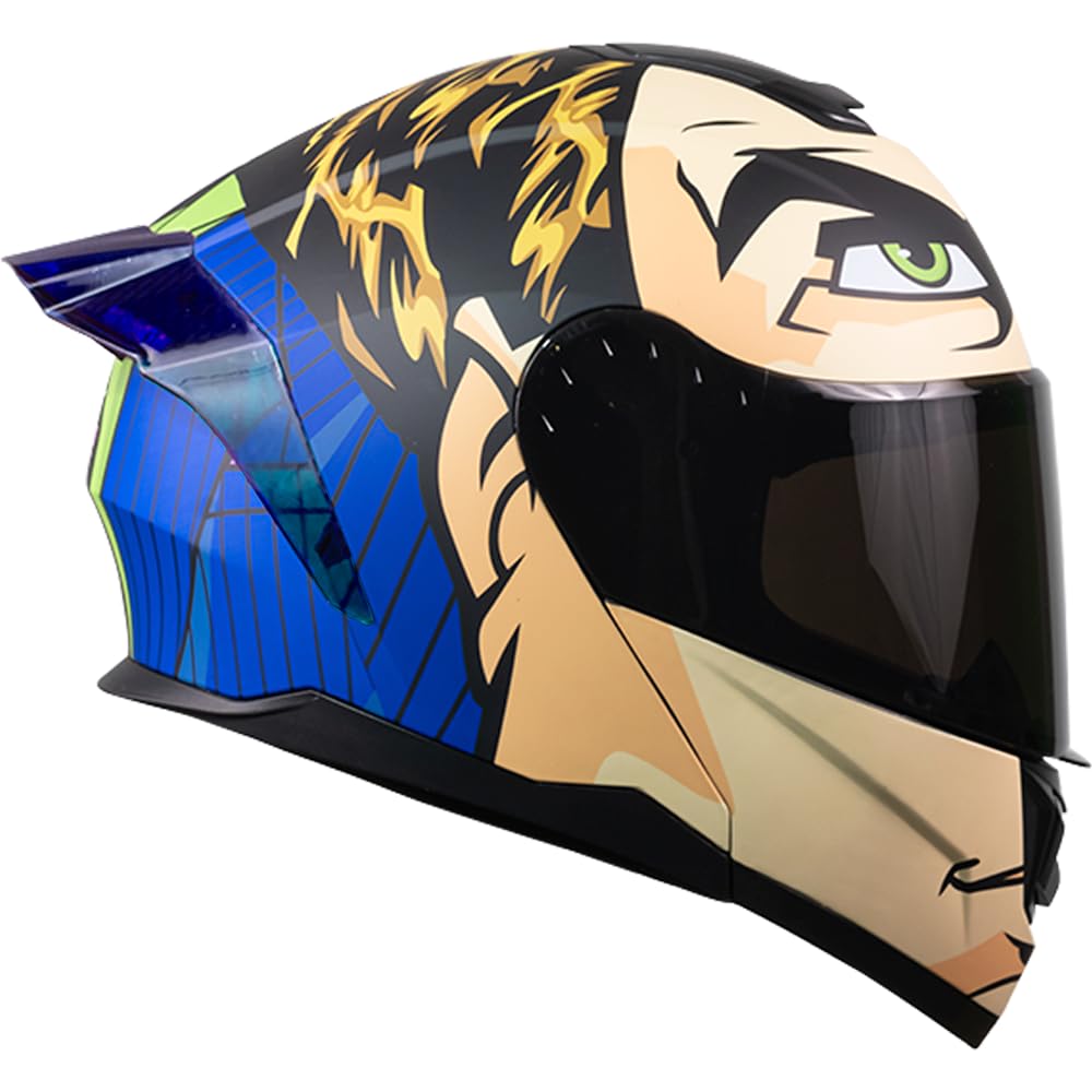 KOV Casco Zero DC Two Faces Morado Abatible Dot M