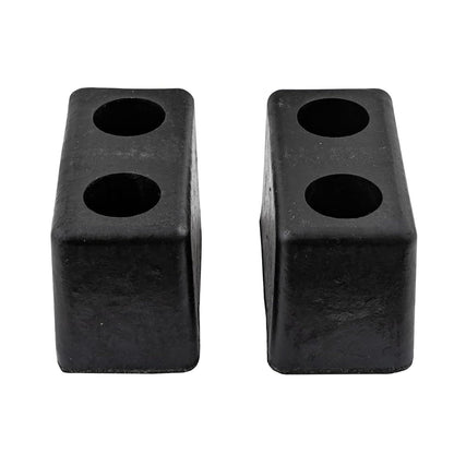 Buyers Products Protector de Goma Moldeada 3 x 3.5 x 6 in, Negro, B5500, Paquete de 2