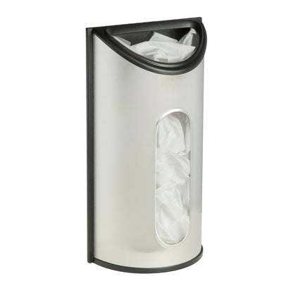 Honey-Can-Do Dispensador De Bolsas De Plástico Y Basura Acero Inoxidable Mediano