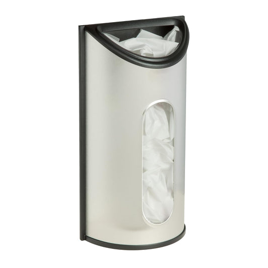 Honey-Can-Do Dispensador De Bolsas De Plástico Y Basura Acero Inoxidable Mediano