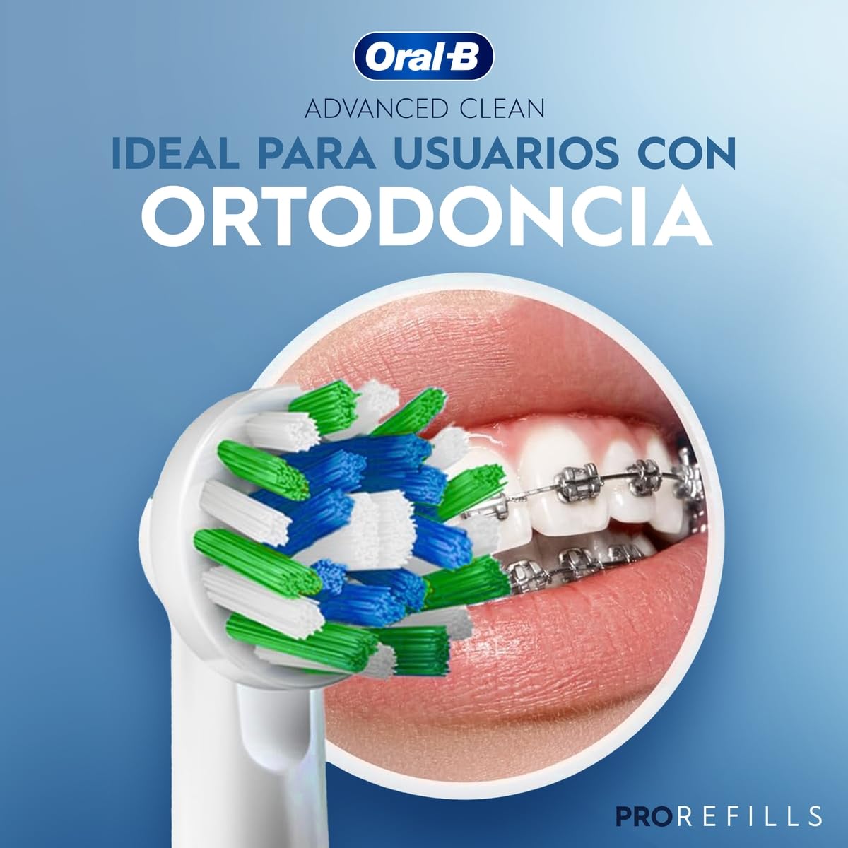 Oral-B Repuesto Cepillo Dental Eléctrico Advanced Clean, 2 Uds