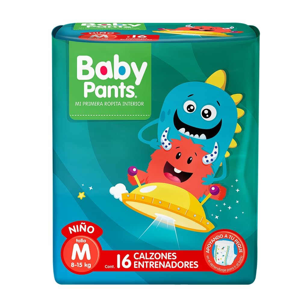 Baby Pants Calzón Entrenador Niño, Talla M; 96 pañales