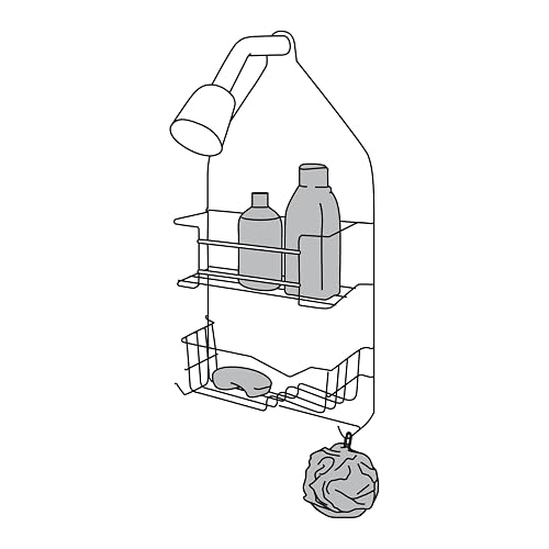 Foset CAN-2RE, Canastilla para regadera, doble, rectangular