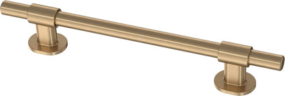Franklin Brass Adjusta-Pull Jaladeras Ajustables para Gabinete, Paquete de 5 - 1-3 - 8"-6-5 - 16" (35mm - 160mm) - Champagne bronce