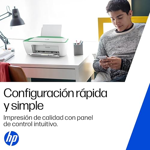 HP Impresora Multifuncional DeskJet Ink Advantage 2375, Color, Impresión, Copiado, Escaneado, Conexión USB (7WQ01A)