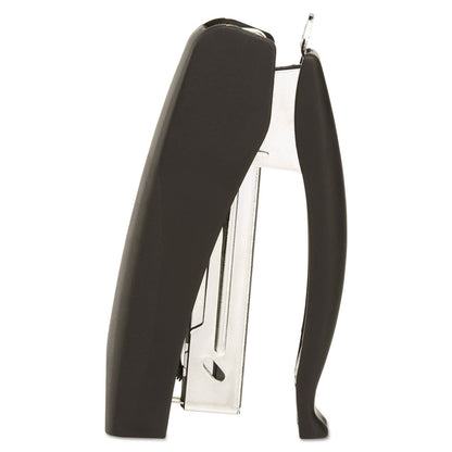 Swingline Grapadora de agarre suave, capacidad de 20 hojas, compacta, grapadora de mano, negra (09901)