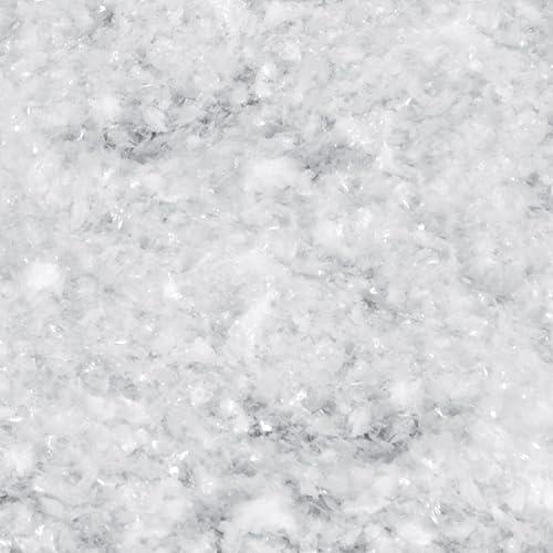 Beistle - Nieve artificial de plástico artificial para decoración y manualidades, decoración de Navidad, suministros de fiesta de invierno, color blanco