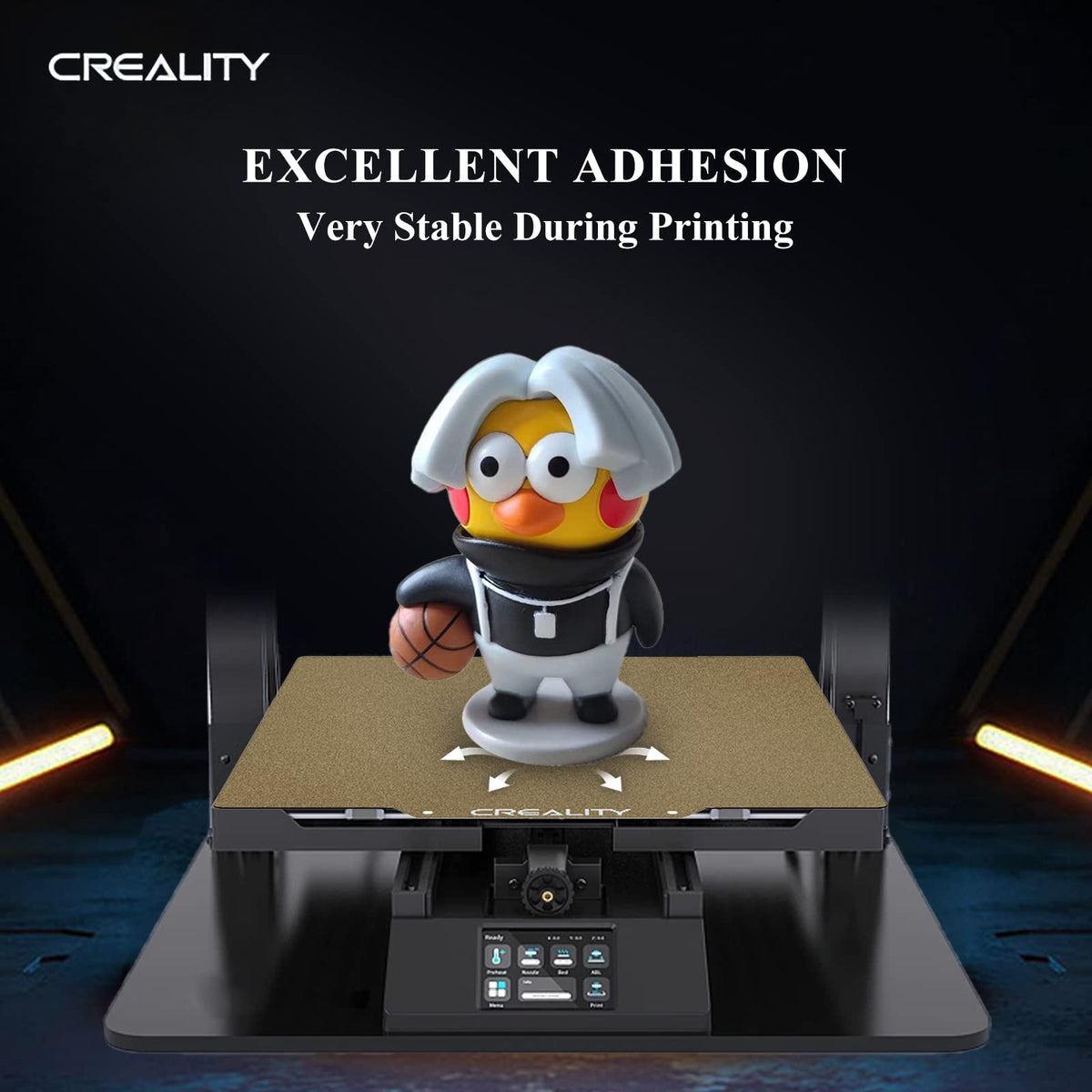 Unido Creality - Placa PEI Dorada Oficial para Creality Ender 3/3 Pro/3 V2/3 S1/3 S1 Pro/3 Neo/3 V2 Neo/5/5 Pro Impresoras 3D 235 x 235 mm
