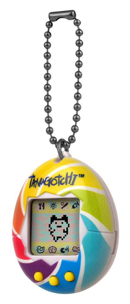 TAMAGOTCHI Original Candy Swirl Mascota Electrónica para Niños Juguete Interactivo Original de Bandai