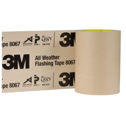 3M All Weather Flashing Tape 8067 Tan - 6 in x 75 ft
