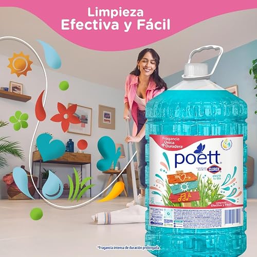 Limpiador Multiusos Aromatizante Poett Alegra tu Día 9 L