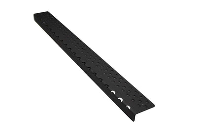 Handi-Treads NSN122730BKB - Escurridor antideslizante de aluminio para escalera, con recubrimiento en polvo, negro, 7 x 76 cm con tornillos de madera a juego, 2.75 x 30 pulgadas