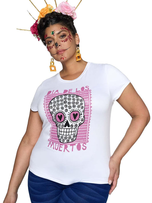 Ilusion Mujer Playera Manga Corta Escote Redondo Tela Extra Suave Cómoda y práctica 45626