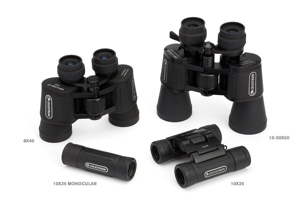 Celestron – Binocular UpClose G2 8x21 – Óptica de Revestimiento múltiple para observación de Aves, Vida Silvestre, Paisaje y Caza, prismático de Techo para Principiantes – Incluye Funda de Transporte