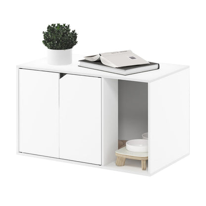 Furinno Peli Caja de Arena, Color Blanco sólido