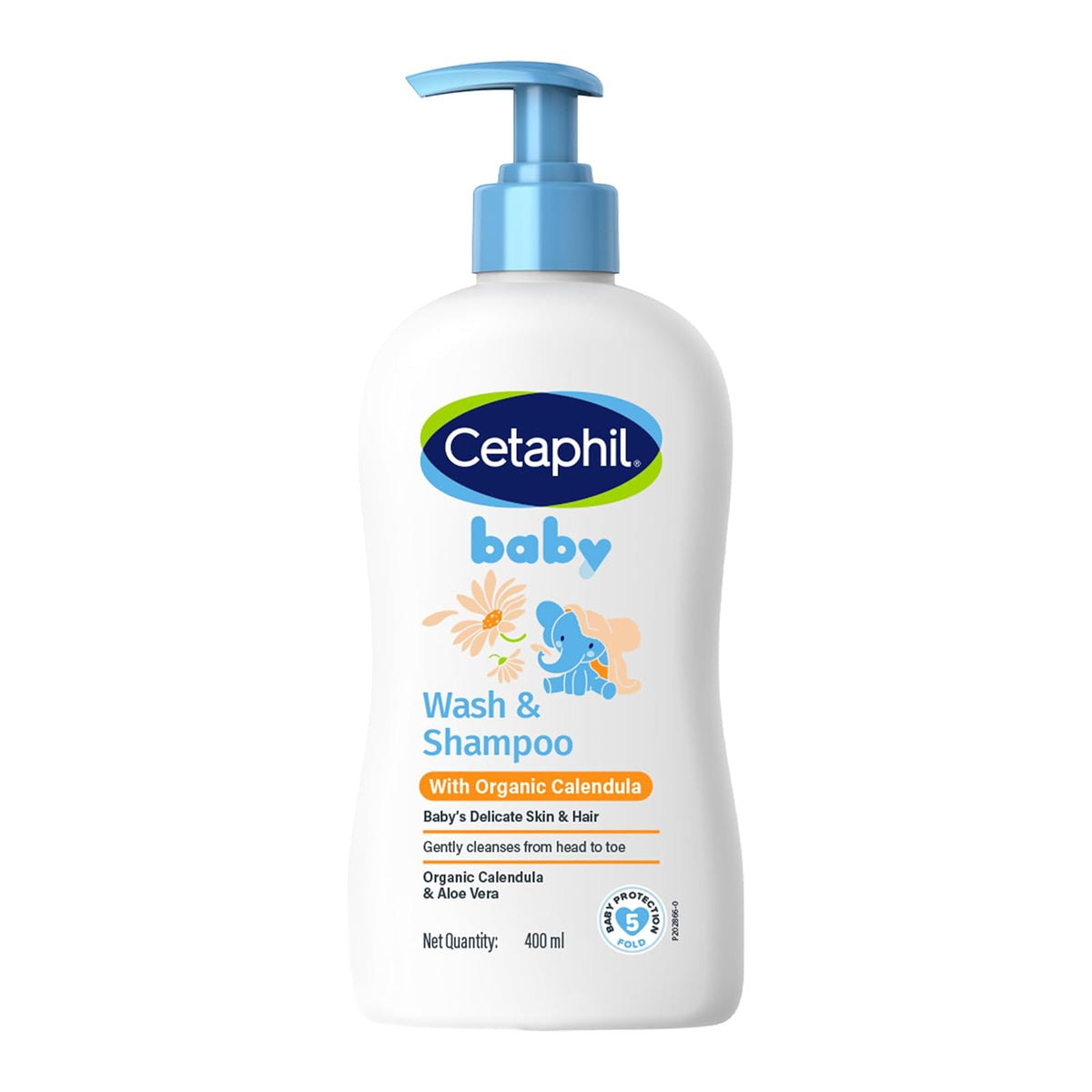 Cetaphil Baby Wash & Shampoo con caléndula orgánica