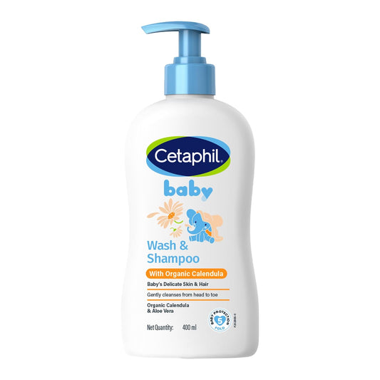 Cetaphil Baby Wash & Shampoo con caléndula orgánica