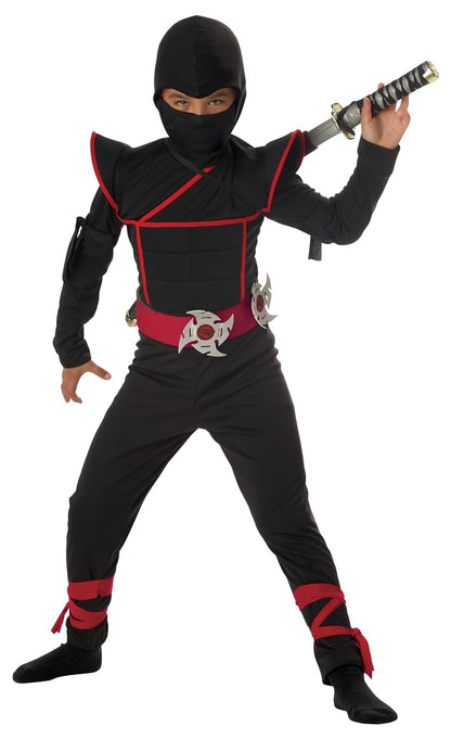 Disfraz infantil Stealth Ninja - L (10-12) - Negro