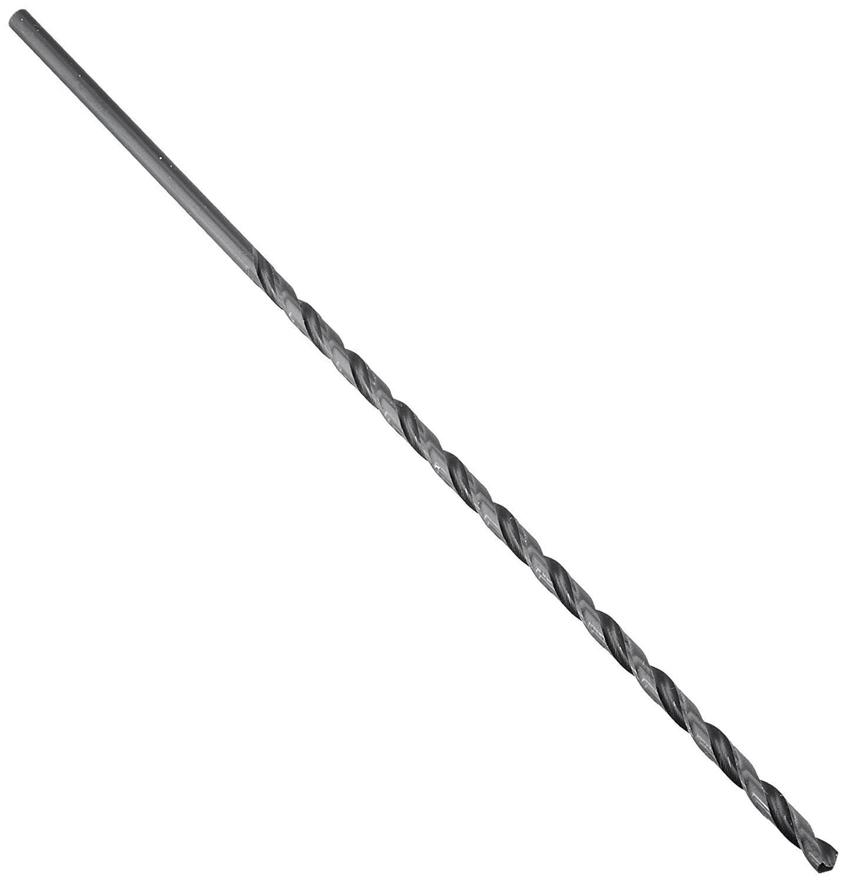 Drill America Broca de acero de alta velocidad de 1/2" x 10" de longitud extra, serie DWDDL - 10 pulgadas de longitud, vástago recto - 1 - 2 in