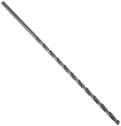 Drill America Broca de acero de alta velocidad de 1/2" x 10" de longitud extra, serie DWDDL - 10 pulgadas de longitud, vástago recto - 1 - 2 in