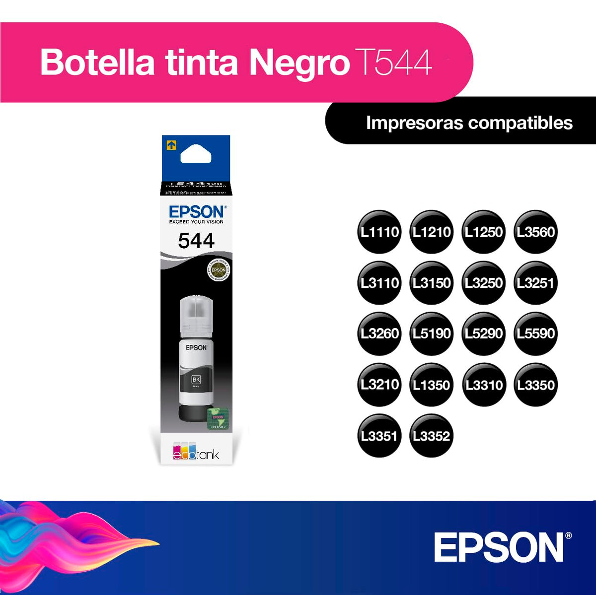 Epson CAREPS5820 Cartucho Dye, Negro, Talla unica