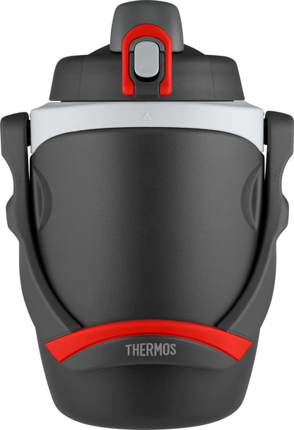 Thermos Botella para hidratación, aislada con espuma, Azul, 1 - Negro -