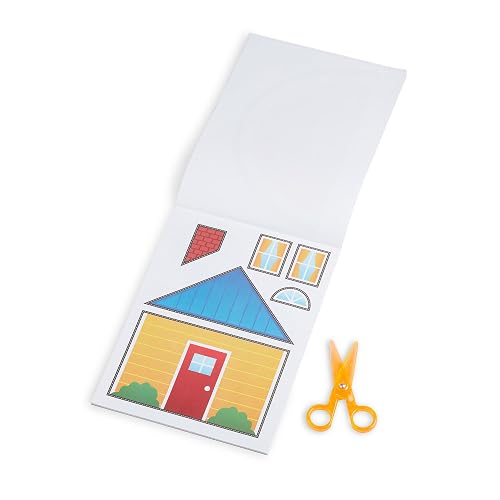 Melissa & Doug Libro de Actividades de Habilidades de Tijera, Set de Juego de Animales y Personas, se Incluye Tijeras de Seguridad para Niños (20 Páginas)