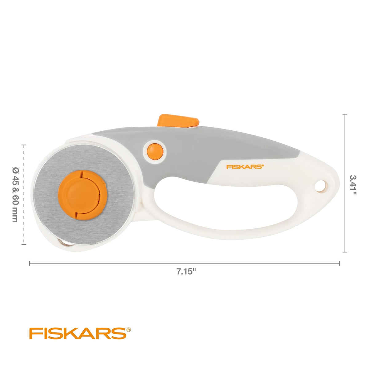 Fiskars Easy Change DuoLoop - Cortador rotativo (45 mm/60 mm)