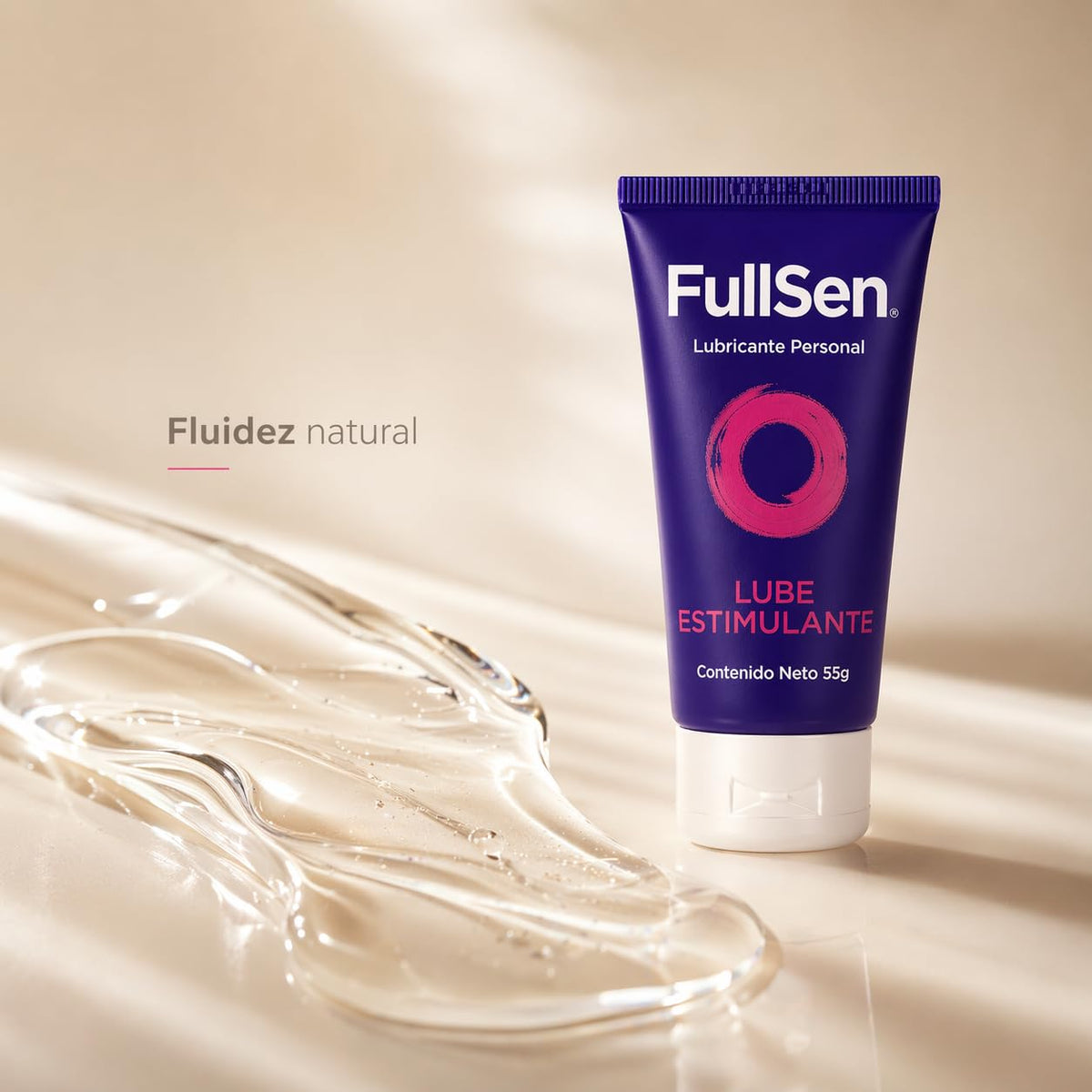 Fullsen Lube Estimulante - 4 piezas de Lubricante personal íntimo a base de agua para mayor sensibilidad, de 55g cada uno