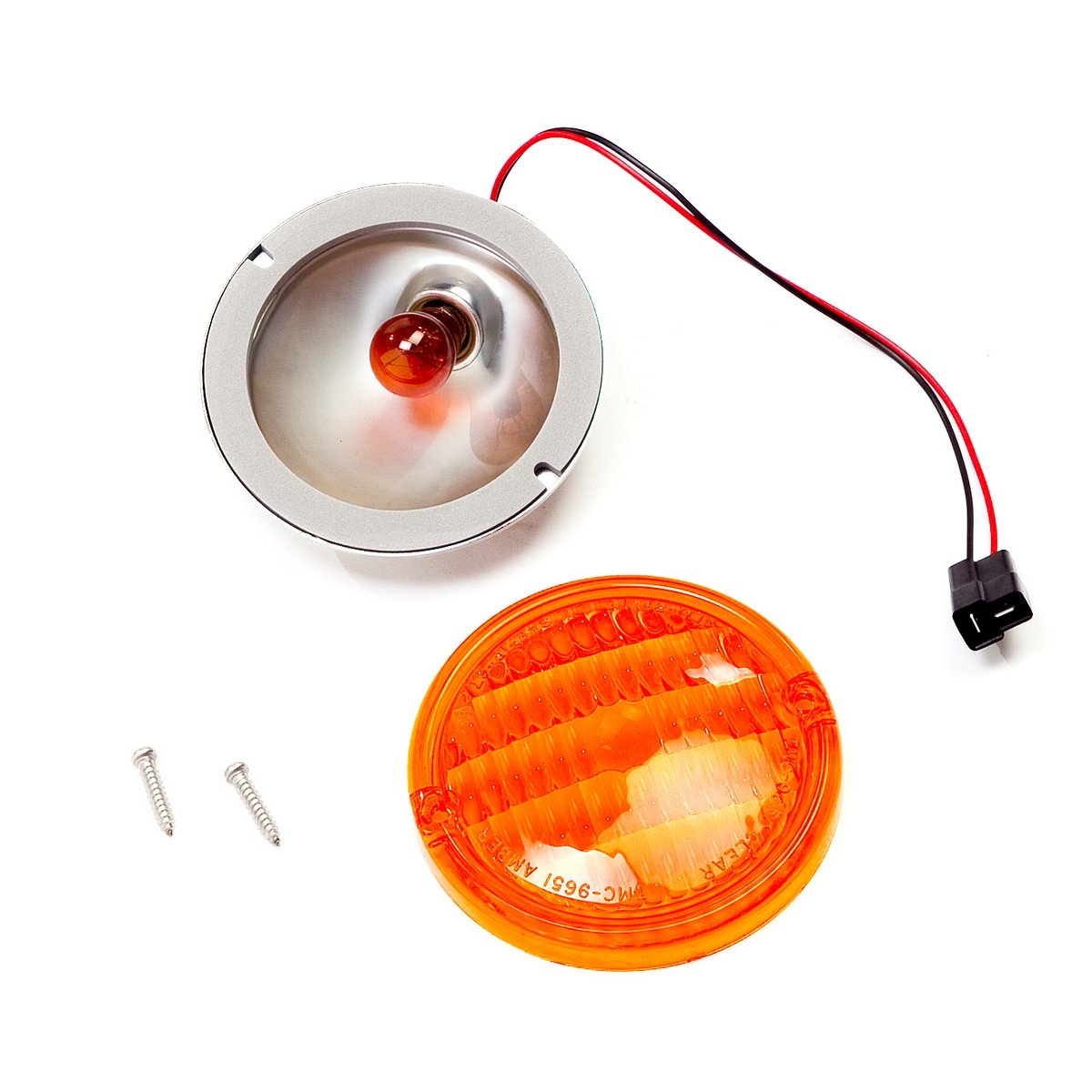 Omix-Ada | 12405.07 | Montaje de luz de estacionamiento, ámbar | Referencia OE: 5752771A | Compatible con Jeep CJ 1976-1986