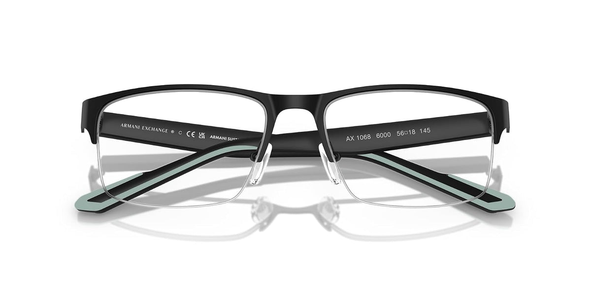 Armani Exchange Ax1068 - Marco rectangular para anteojos graduadas para hombre