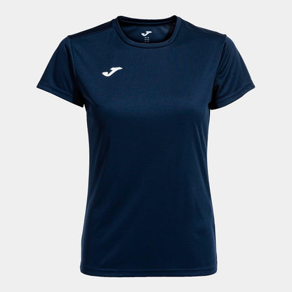 Joma Camiseta Deportiva Manga Corta Mujer, XS - 3XL - Mantiene Seco el Contacto con el Cuerpo, Ideal para Running o Gym - Combi